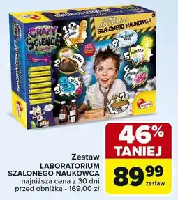Carrefour Market Gra laboratorium szalonego naukowca Lisciani Crazy Science oferta