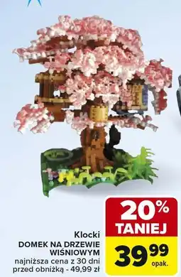 Carrefour Market Klocki domek na drzewie wiśniowym Lego oferta