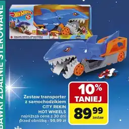 Carrefour Market Pojazd rekin transporter gvg36 Hot Wheels oferta