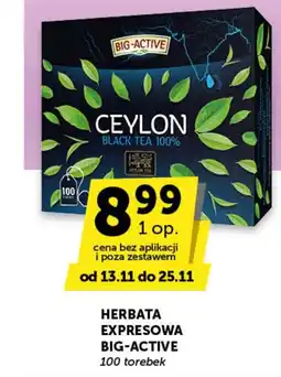Groszek Herbata expresowa big-active oferta