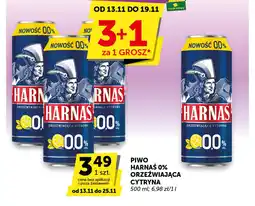 Groszek Piwo harnaś 0% orzeźwiająca oferta