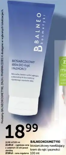Ziko Dermo BIOSIARCZKOWY KREM DO RAK I PAZNOKCI oferta