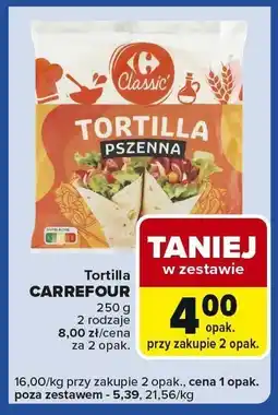 Carrefour Express Tortilla pszenna Carrefour Classic oferta