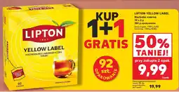 Kaufland Herbata czarna 92 x 2 g 184 g Yellow Label LIPTON oferta