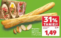 Kaufland Bagietka pszenna 220 g Kaufland oferta