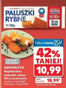Kaufland Abramczyk kotlecikis paluszki rybne oferta