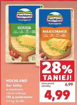 Kaufland Ser żółty w plastrach 762 g różne rodzaje HOCHLAND oferta