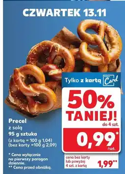 Kaufland Precel z solą 95 g sztuka Kaufland oferta