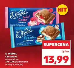 Kaufland Czekolada E. Wedel różne rodzaje 293-220 g oferta