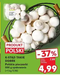 Kaufland Pieczarki Polskie K-Stąd Takie Dobre oferta
