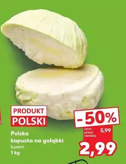 Kaufland Polska kapusta na gołąbki luzem 1 kg Kaufland oferta
