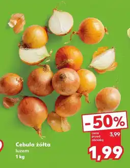 Kaufland Cebula żółta luzem 1 kg Kaufland oferta
