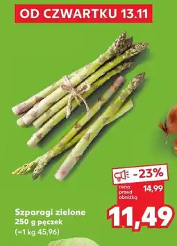 Kaufland Szparagi zielone 250 g pączek Kaufland oferta