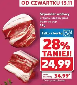 Kaufland Szponder wołowy krajowy Kaufland oferta