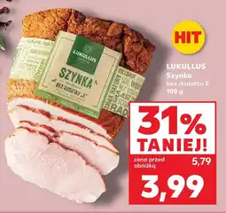 Kaufland Szynka bez dodatku E Lukullus oferta