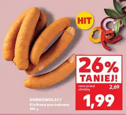 Kaufland Kiełbasa parówkowa Dobrowolscy oferta