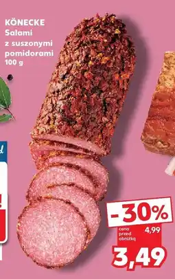Kaufland Salami z suszonymi pomidorami Könecke oferta