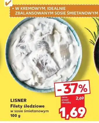 Filety śledziowe w sosie śmietanowym Lisner