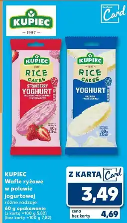 Kaufland Wafle ryżowe w polewie jogurtowej różne rodzaje Kupiec oferta