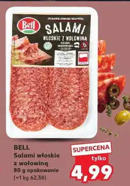 Kaufland Salami włoskie z wołowiną BELL oferta