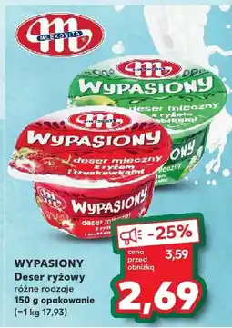 Kaufland Deser ryżowy WYPASIONY różne rodzaje MLEKOVITA oferta