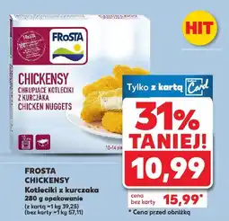 Kaufland Kotleciki z kurczaka FROSTA CHICKENSY oferta