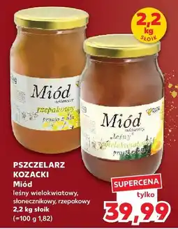Kaufland Miód słonecznikowy 2.2 kg PSZCZELARZ KOZACKI oferta