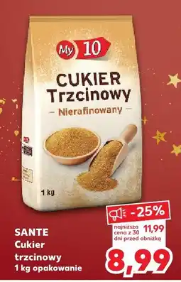Kaufland Cukier trzcinowy nierafinowany 1 kg SANTE oferta