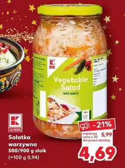 Kaufland Sałatka warzywna Kaufland oferta