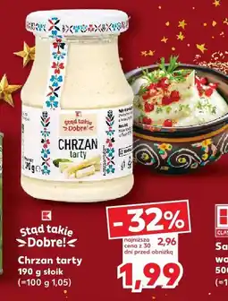 Kaufland Chrzan tarty Dawtona 190g oferta