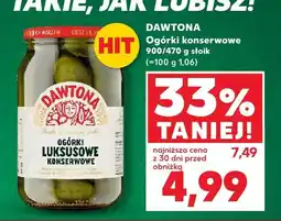 Kaufland Ogórki konserwowe Dawtona 900/470g oferta
