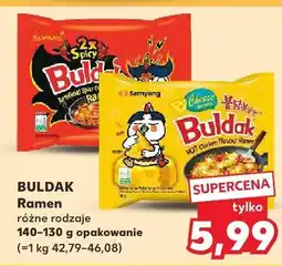 Kaufland Zupka błyskawiczna Ramen Buldak różne rodzaje 140-130g oferta