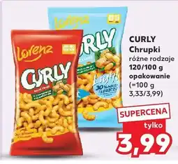 Kaufland Chipsy Curly Chrząski różne rodzaje oferta