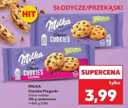 Kaufland Ciastka Milka Choco Cookies Pieguski różne rodzaje oferta