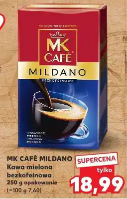 Kaufland Kawa Mildano mielona bezkofeinowa MK Cafe oferta
