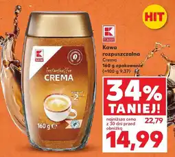 Kaufland Kawa rozpuszczalna Crema K-Classic oferta