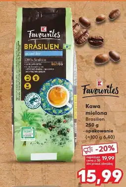 Kaufland Kawa mielona Brasilien K-Favourites oferta