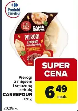 Globi Pierogi z mięsem i smażoną cebulą CARREFOUR 320g oferta