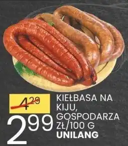 Wafelek Kiełbasa na kiju, gospodarza zł/100g Unilang oferta