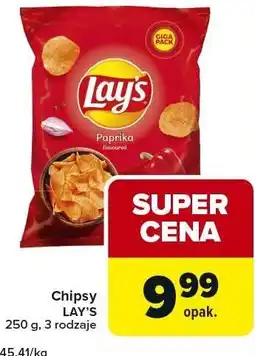 Globi Chipsy LAY'S Papryka 250g, 3 rodzaje oferta