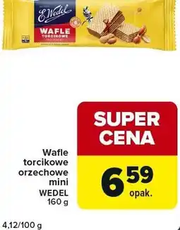 Globi Wafle torcikowe orzechowe mini WEDEL 160g oferta