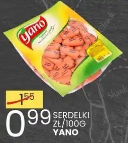 Wafelek Serdelki zł/100g Yano oferta