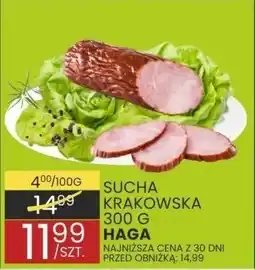 Wafelek Sucha krakowska zł/100g Haga oferta