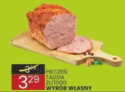 Wafelek Pieczeń Tadzia zł/100g wyrób własny Wafelek oferta
