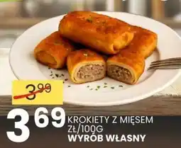 Wafelek Krokiety z mięsem zł/100g wyrób własny Wafelek oferta