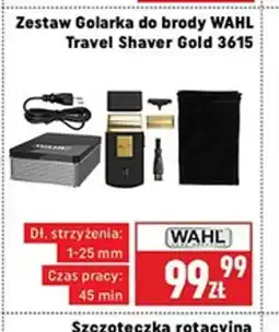 Neopunkt Zestaw Golarka do brody WAHL Travel Shaver Gold 3615 oferta