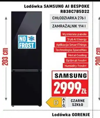 Lodówka SAMSUNG AI BESPOKE