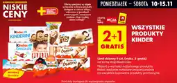 Biedronka Produkty kinder oferta