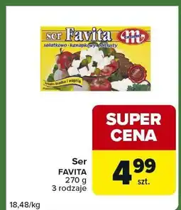 Carrefour Express Ser Favita 270g 3 rodzaje oferta