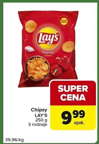Chipsy Lay's Papryka 250g 3 rodzaje